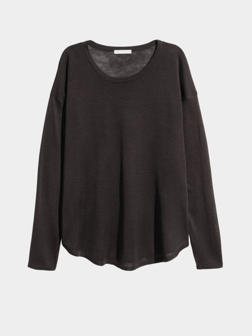 Худи и свитшоты H&M модель 5223746RP21_черный Фото