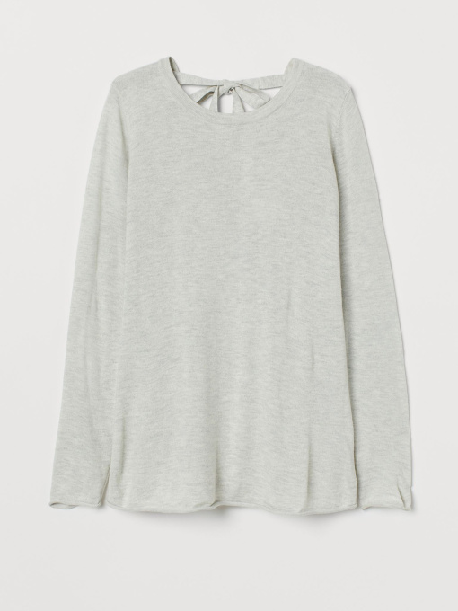 Худи и свитшоты H&M модель 9130182sdm_Светло-серый Фото