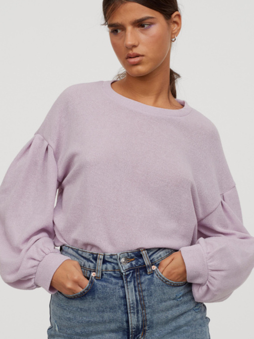 Худи и свитшоты H&M модель 8134511wer_Сиреневый Фото