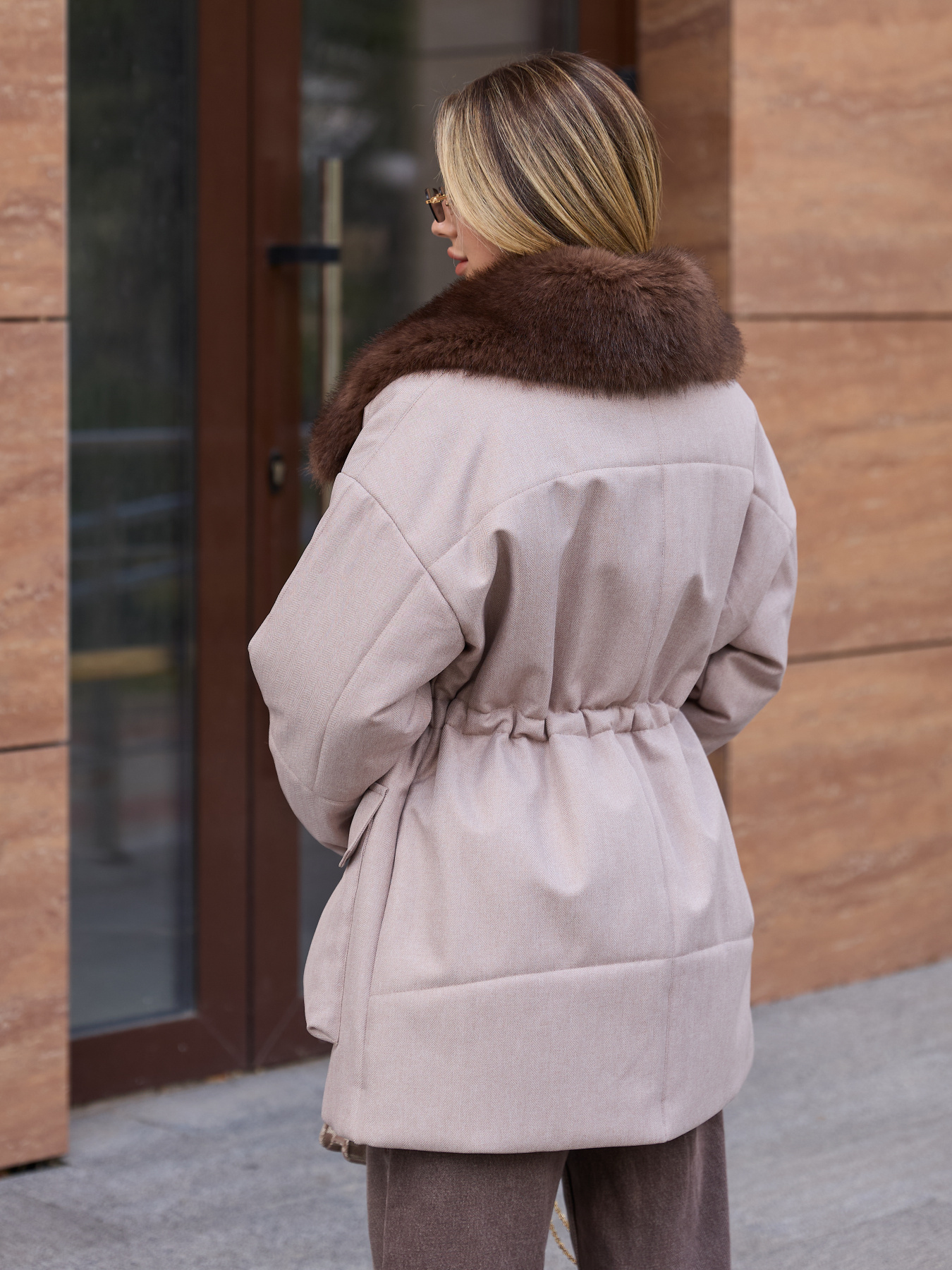Куртки и дубленки MilaNova модель Куртка К-371 капучино Фото