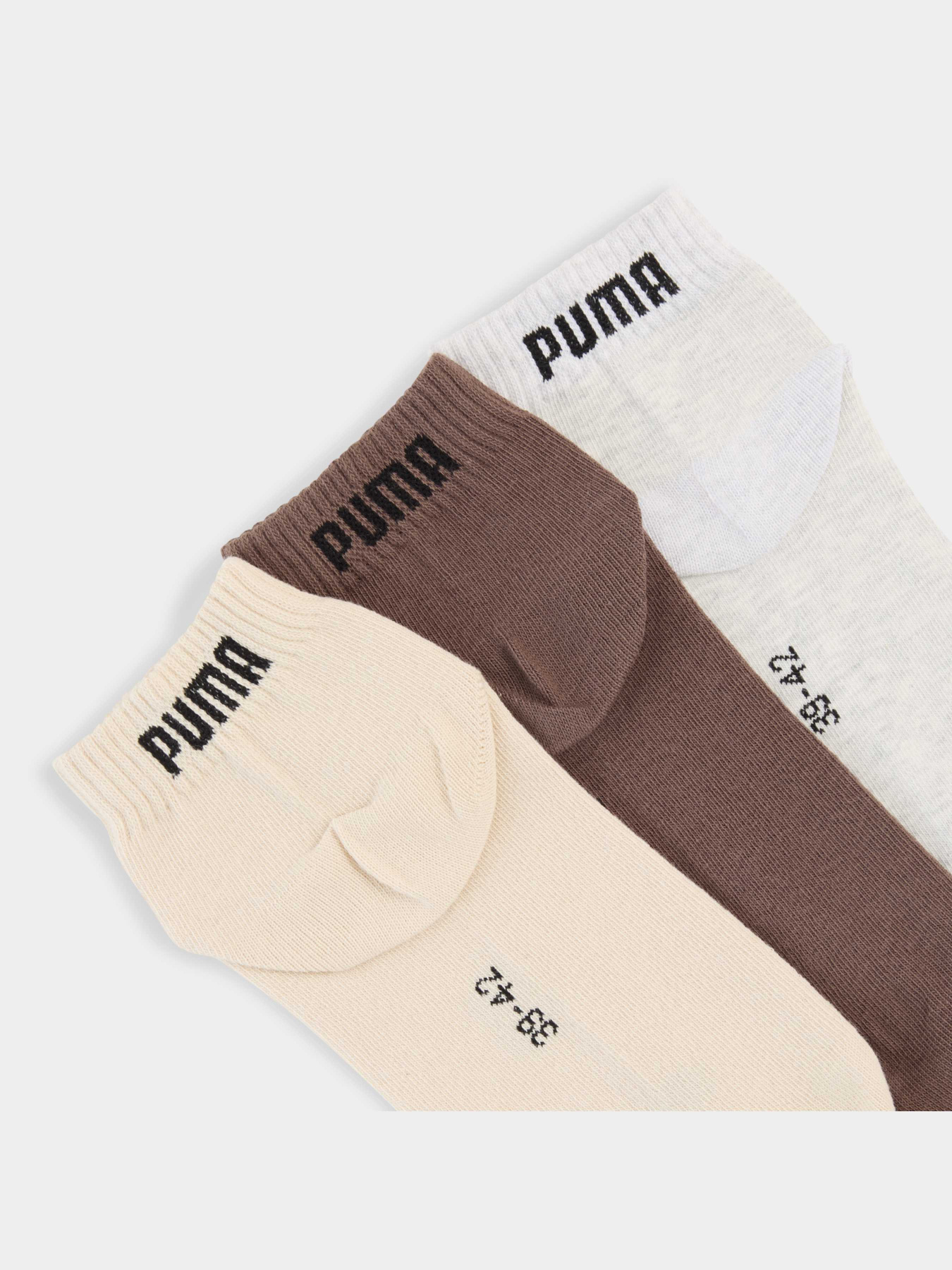 Носки и гольфы PUMA Unisex Quarter Plain 3p модель 938589 Фото
