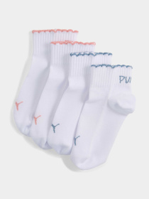 Шкарпетки та гольфи PUMA Girls Scallop Edge Quar модель 947235 Фото