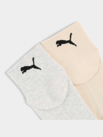 Носки и гольфы PUMA Unisex Rib Logo Quarter модель 947218 Фото