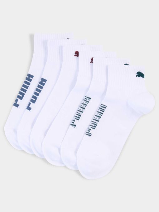 Носки и гольфы PUMA Unisex Rib Logo Quarter модель 947218 Фото