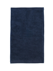 Полотенце из натурального хлопка "Нежность" темно-синее MBM HOME модель BT-11 DARK BLUE Фото