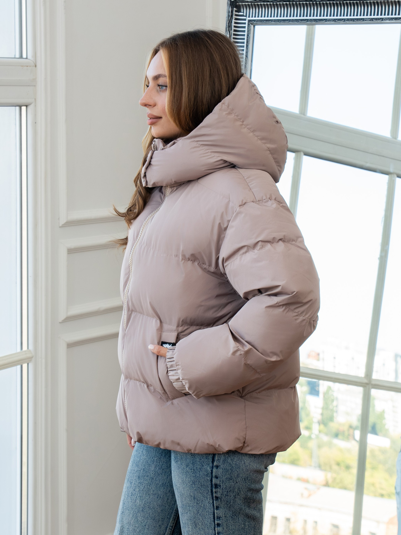 Куртки и дубленки UVENTUM модель Oscar-2-beige Фото