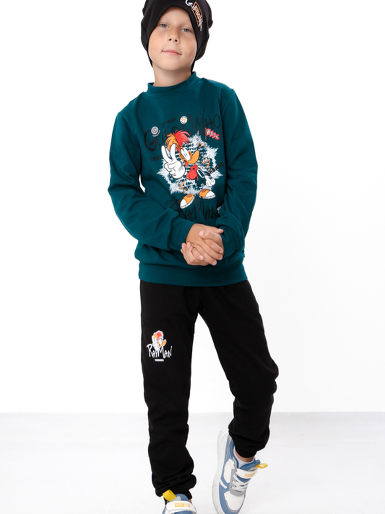 Костюмы Носи своє модель 6168-023-33-4-temno-smaragdovij-guess-who Фото
