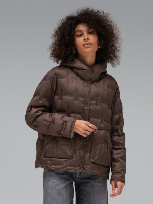 Куртки и дубленки VIVA WEAR модель 6570-milk-brown Фото