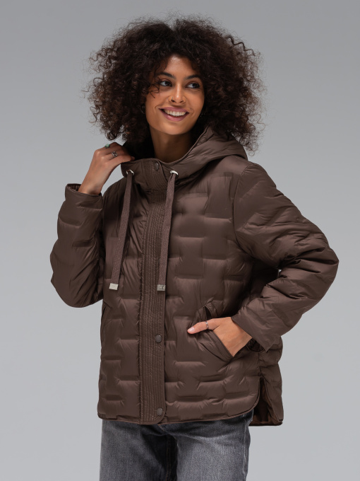 Куртки и дубленки VIVA WEAR модель 6518-brown Фото