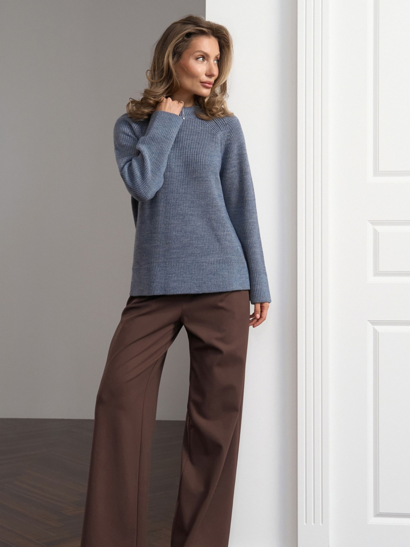 Светри та кардигани TrikoBakh модель 2844-dzhinsovij Фото