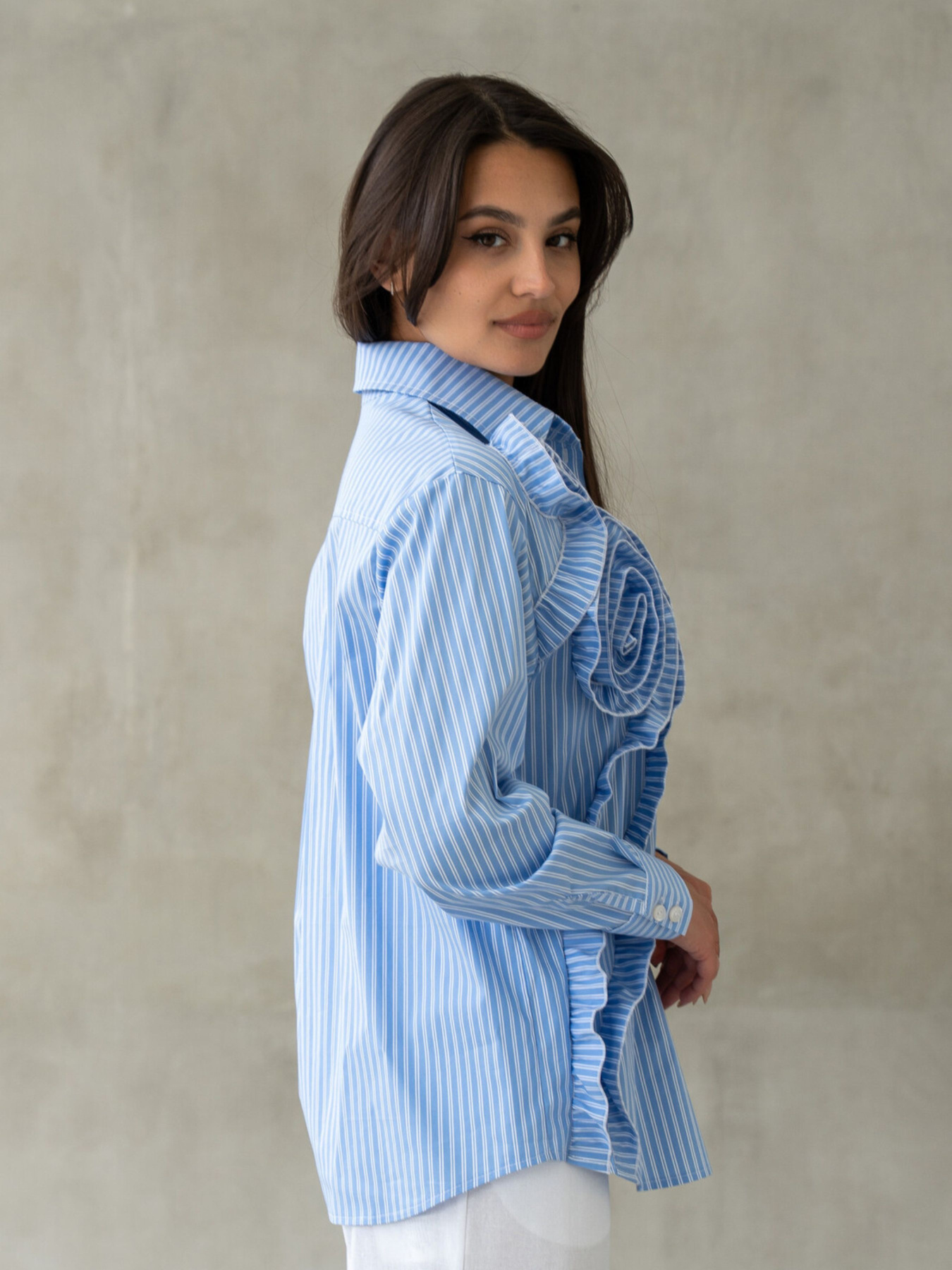 Рубашки RiMari модель 0325-blakitnij-smuzhka Фото