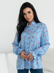 Сорочки RiMari модель 0124-blakitnij-print Фото