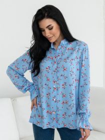 Сорочки RiMari модель 0124-blakitnij-print Фото