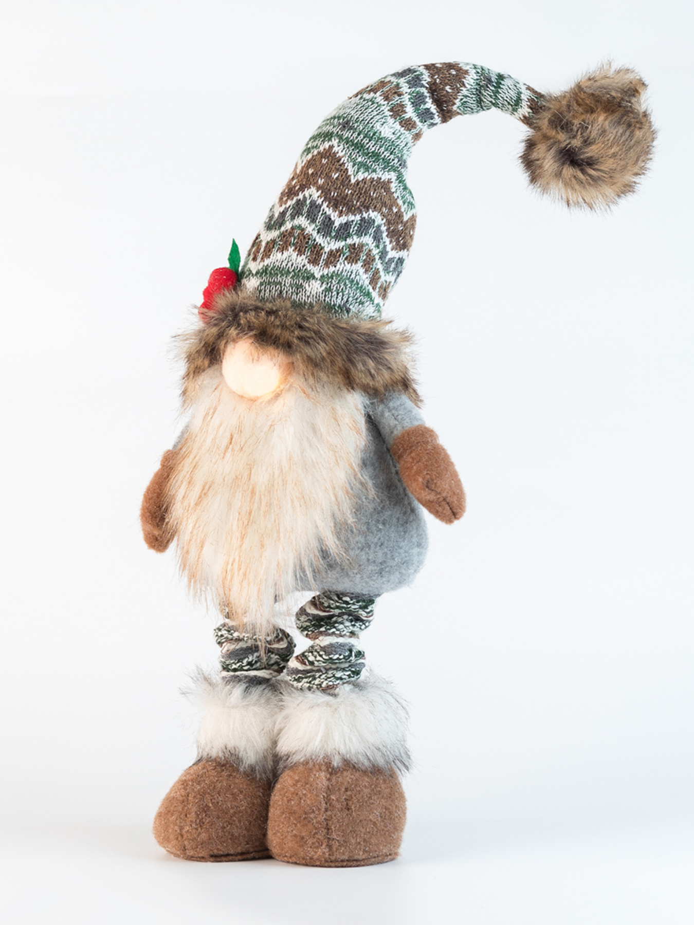Гном декоративный новогодний MBM HOME модель DH-NY-11 GREEN Фото