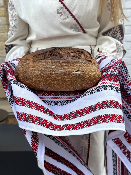 Ранер-рушник вишитий Етно на стіл в українському стилі з вишивкою Ecotton модель 25324 Фото