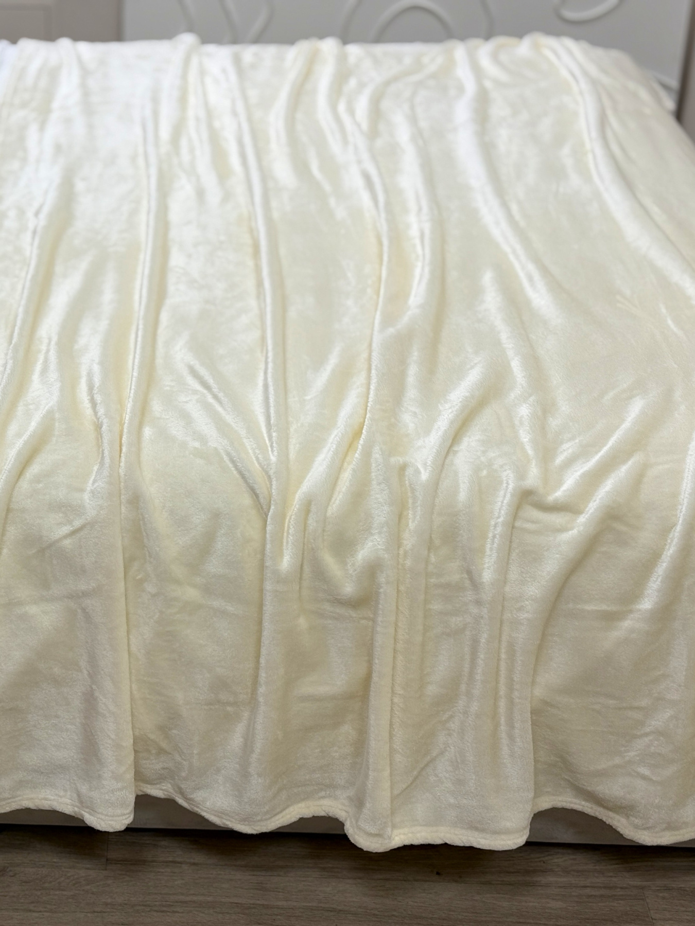 Покривало Well Soft молочного кольору Coconut milk Ecotton модель 24916 Покривало Well Soft молочного кольору Coconut milk Ecotton модель 24916 Фото