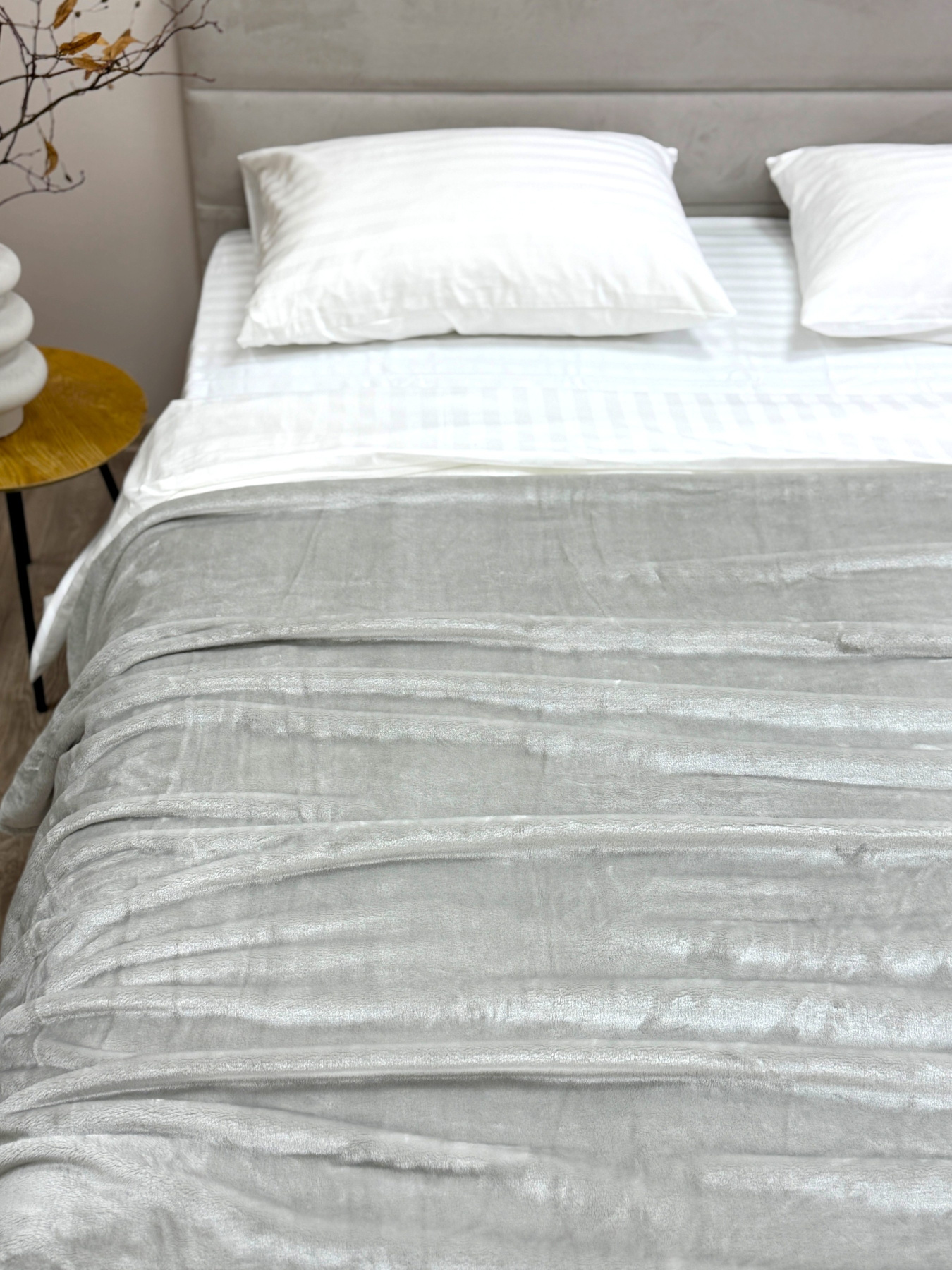 Покривало Well Soft світло-сірого кольору Cool Grey Ecotton модель 24920 Покривало Well Soft світло-сірого кольору Cool Grey Ecotton модель 24920 Фото