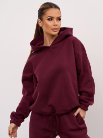 Костюми ISSA Plus модель 15350_темно-бордовый Фото