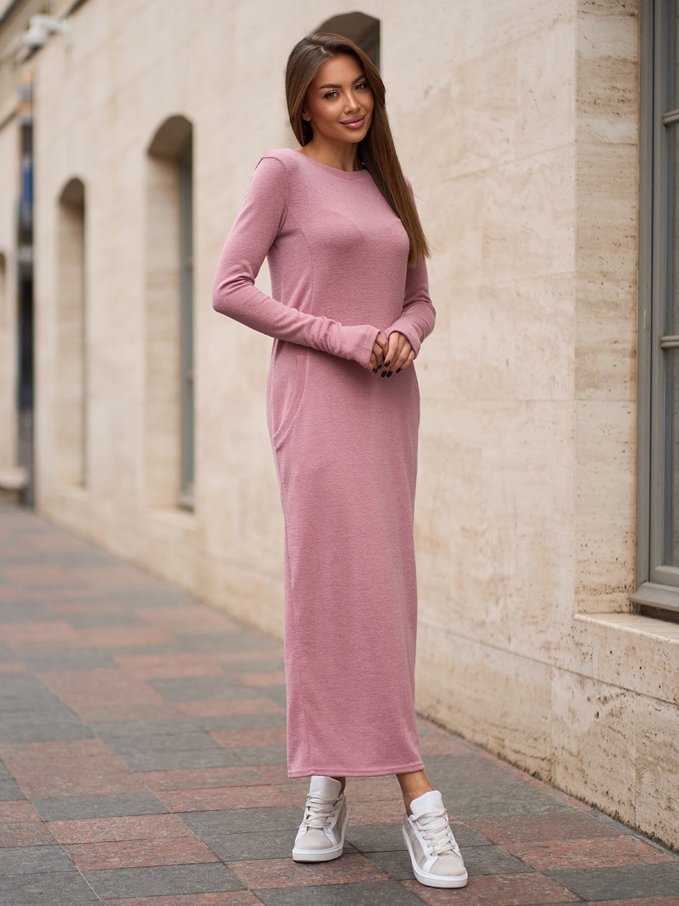Платья ISSA Plus модель 15362_розовый Фото