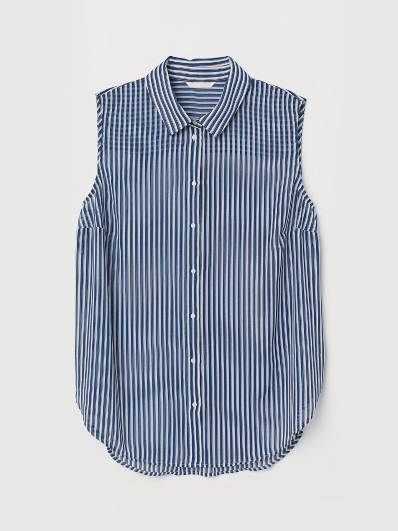 Сорочки H&M модель 7519960sm_сине-белая полоска Фото