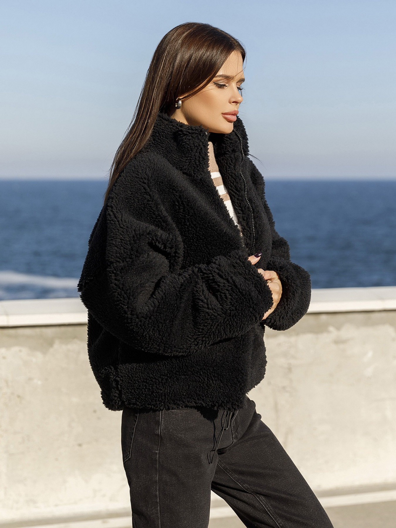 Куртки и дубленки ISSA Plus модель 12976_black Фото