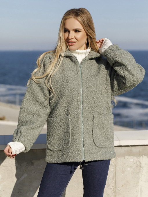Куртки и дубленки ISSA Plus модель 12978_olive Фото