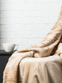 Покривало Well Soft бежевого кольору Beige Ecotton модель 23159 Покривало Well Soft бежевого кольору Beige Ecotton модель 23159 Фото