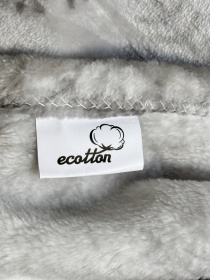 Покривало Well Soft новорічне зі сніжинками Ecotton модель 24180 Фото