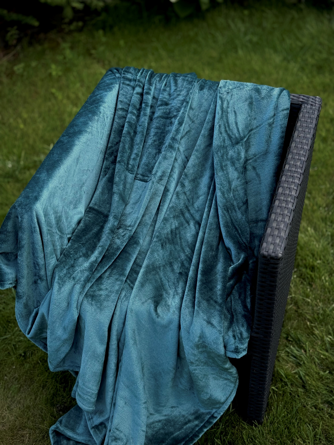 Покривало Well Soft зеленого атлантичного кольору Atlantic Ecotton модель 23414 Покривало Well Soft зеленого атлантичного кольору Atlantic Ecotton модель 23414 Фото