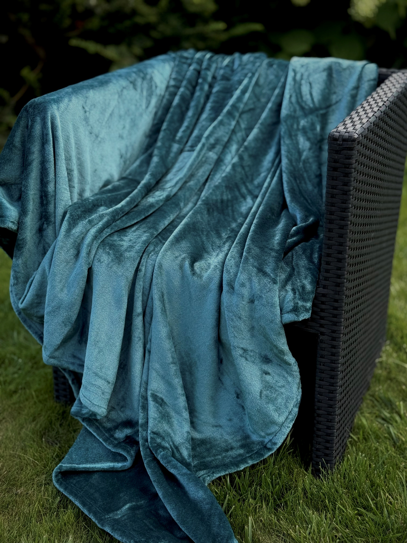 Покривало Well Soft зеленого атлантичного кольору Atlantic Ecotton модель 23414 Покривало Well Soft зеленого атлантичного кольору Atlantic Ecotton модель 23414 Фото