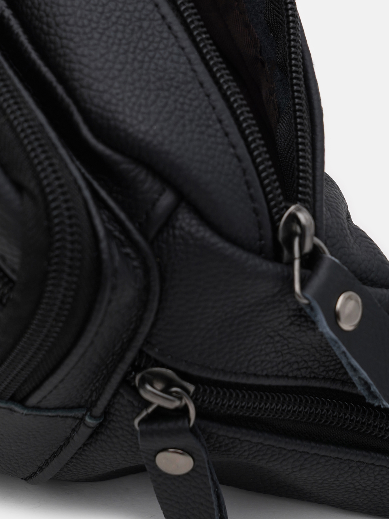 Сумки Borsa Leather модель K1429f-black Фото