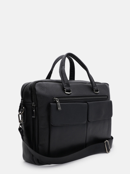 Сумки Borsa Leather модель K166457bl-black Фото