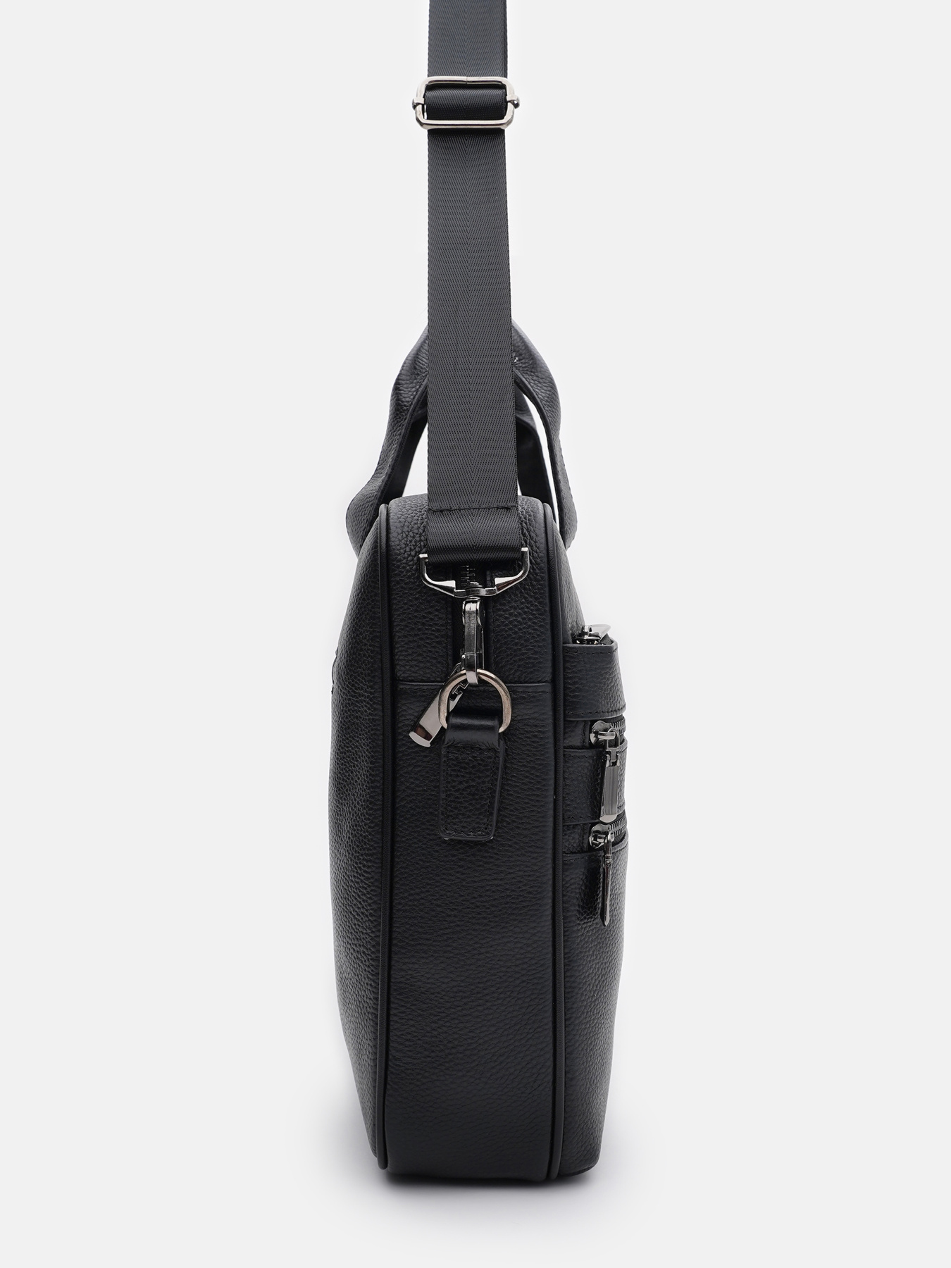 Сумки Borsa Leather модель K166458bl-black Фото