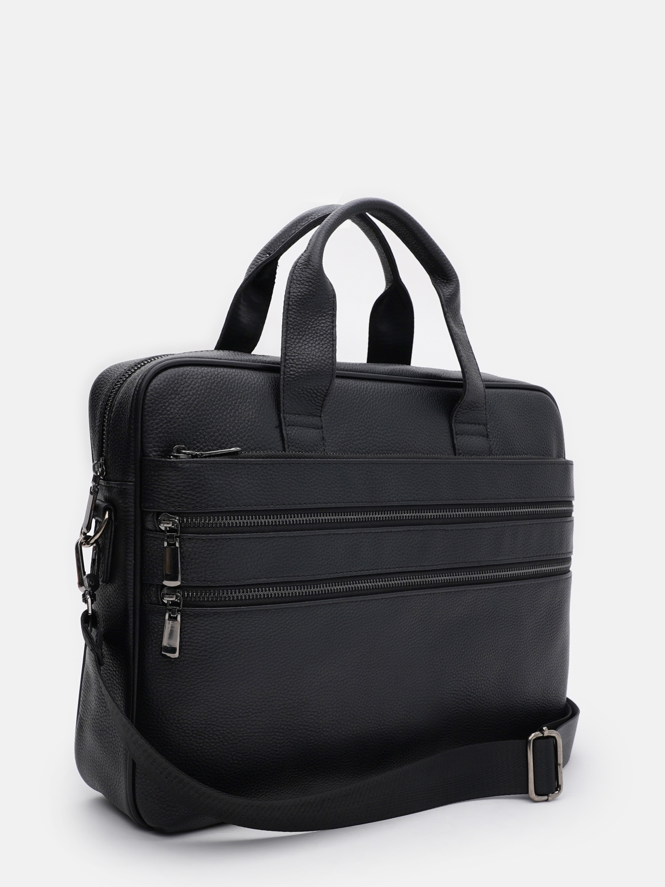 Сумки Borsa Leather модель K166458bl-black Фото