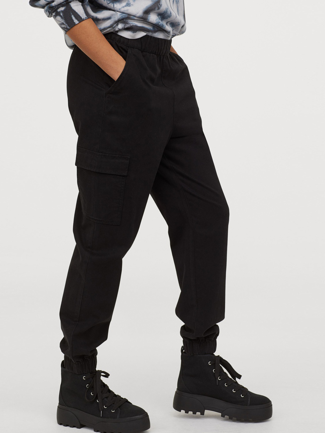 Штани H&M модель 7600842wer_Черный Фото