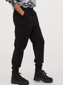 Штани H&M модель 7600842wer_Черный Фото