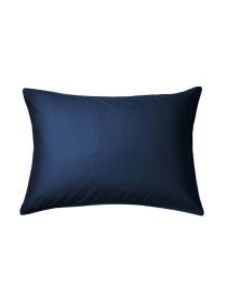 Наволочка "Елегія" з натурального вареного сатину MBM HOME модель BL-P-11 DEEP BLUE Фото