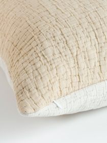Наволочка декоративна "Дзен" з з мусліну MBM HOME модель BL-P-13 IVORY/BEIGE Фото