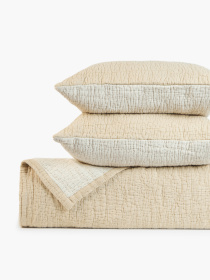 Наволочка декоративна "Дзен" з з мусліну MBM HOME модель BL-P-13 IVORY/BEIGE Фото