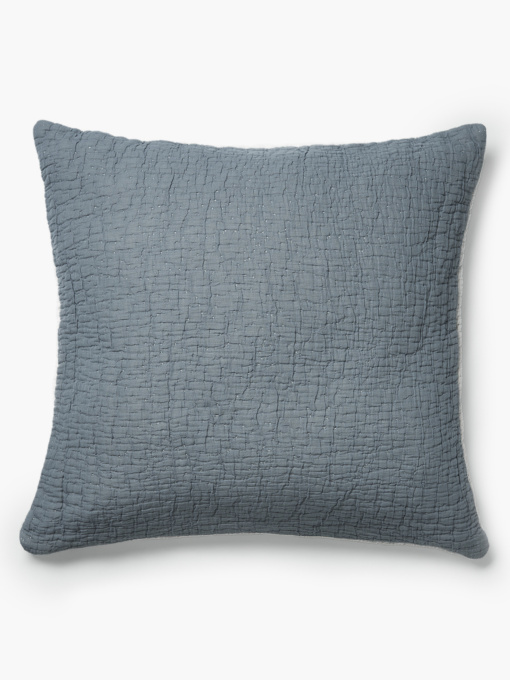 Наволочка декоративна "Дзен" з з мусліну MBM HOME модель BL-P-13 IVORY/CLOUDY GRAY Фото