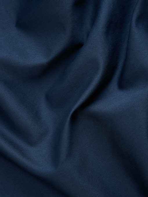 Простынь "Элегия" из натурального вареного сатина MBM HOME модель BL-FS-20/21 DEEP BLUE Фото