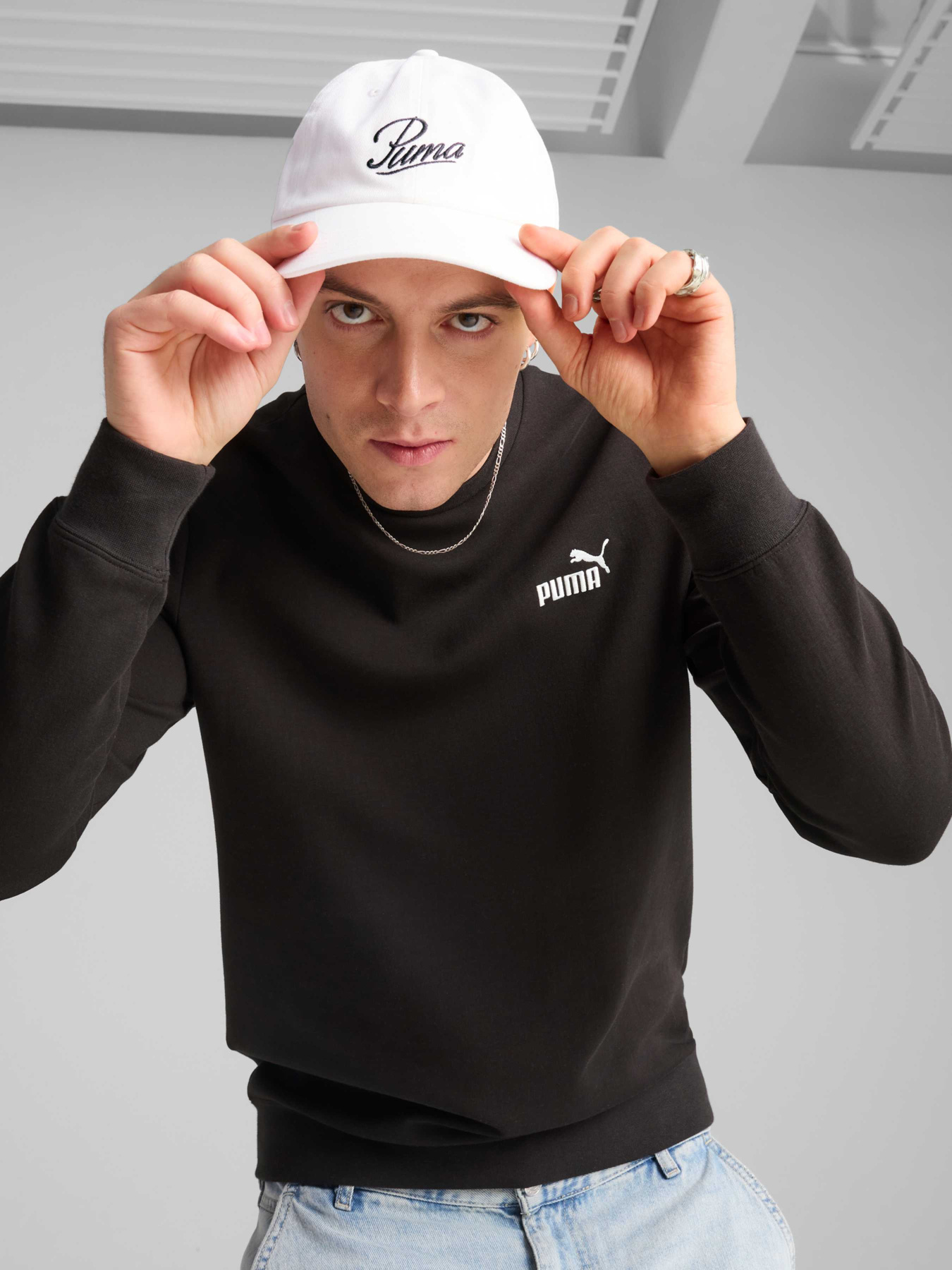 Шапки и кепки PUMA Ess Script Logo Dad Cap модель 025996 Фото