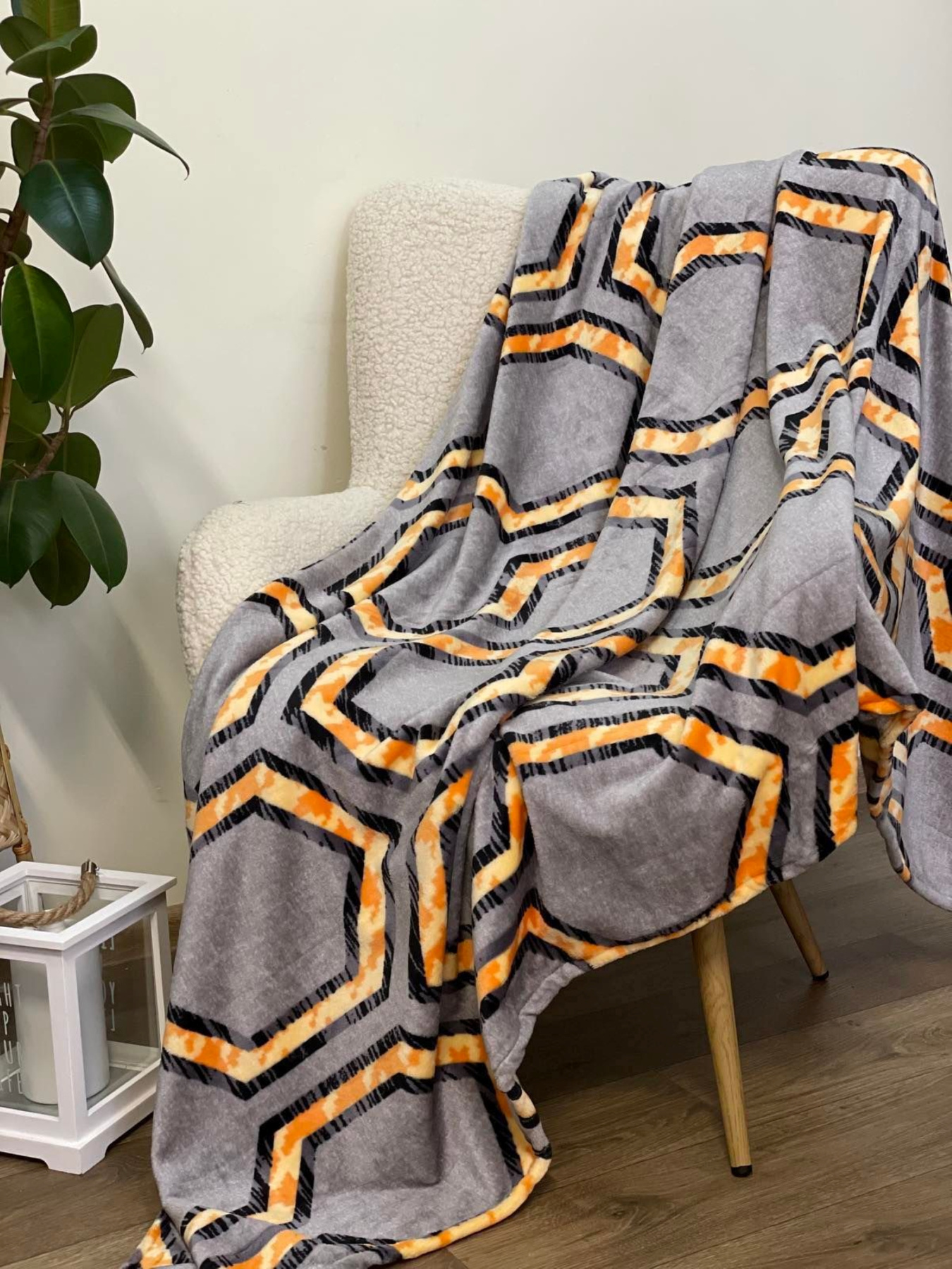 Покривало Well Soft сірого кольору Ecotton модель 23503 Покривало Well Soft сірого кольору Ecotton модель 23503 Фото