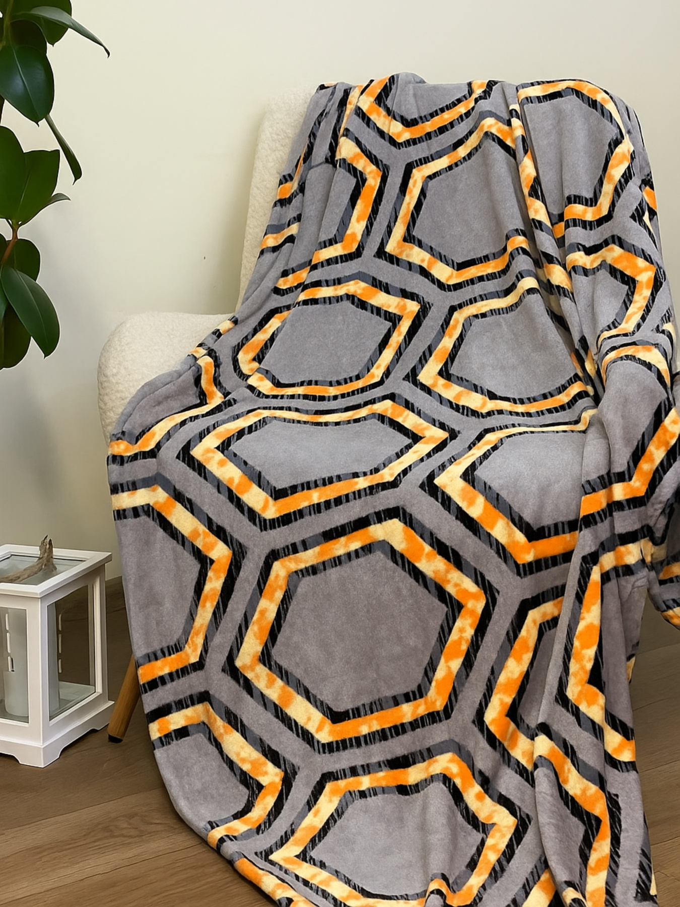Покривало Well Soft сірого кольору Ecotton модель 23503 Покривало Well Soft сірого кольору Ecotton модель 23503 Фото