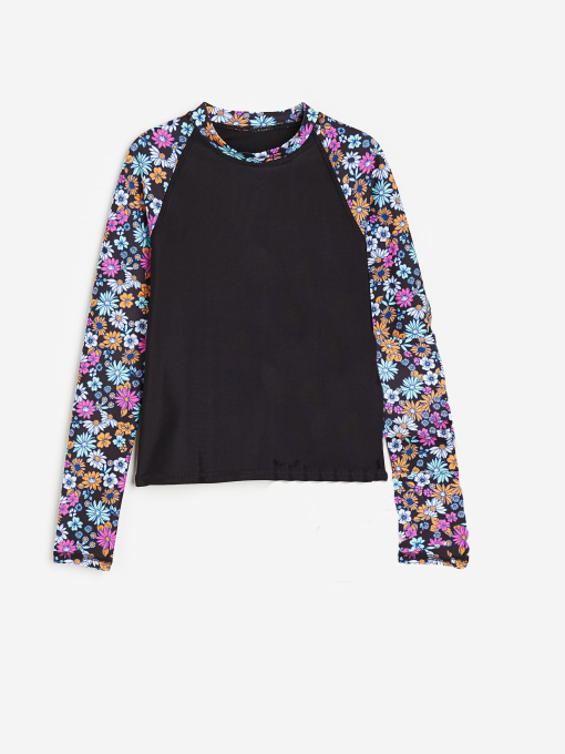 Одежда для пляжа H&M Лонгслів для плавання модель 79387 Фото