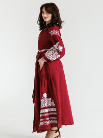 Вышиванки Folk Moda модель fm2925-bordovj Фото
