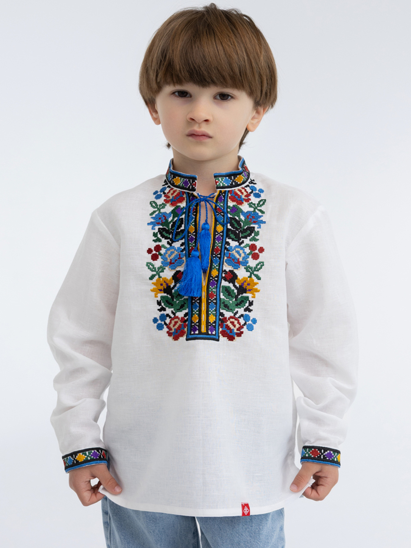 Вишиванки Folk Moda модель fm2818-blij Вишиванки Folk Moda модель fm2818-blij Фото