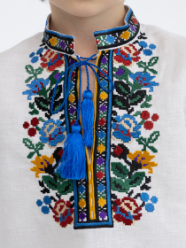 Вишиванки Folk Moda модель fm2818-blij Фото
