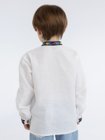 Вишиванки Folk Moda модель fm2818-blij Фото