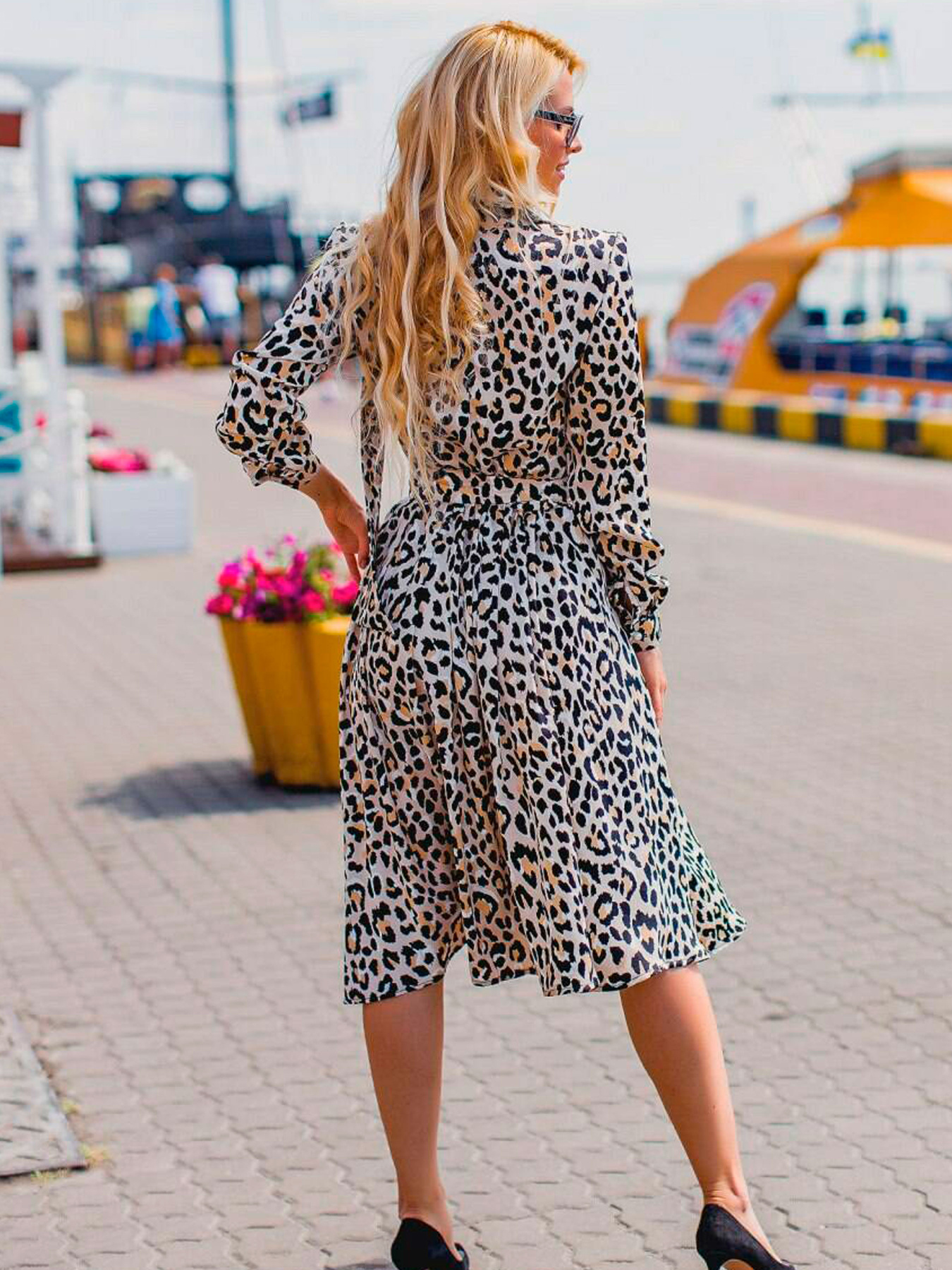 Платья Milirud модель mil302-leopard Фото